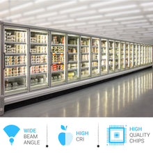 Load image into Gallery viewer, T8 4ft LED Freezer/Cooler Tube Light V Shape 18w 5000k Clear - Walk - in Cooler Light - LEDMyPlace