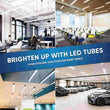 Load image into Gallery viewer, T8 4ft LED Tube/Bulb - Glass 18W 1800 Lumens 5000K Clear, Plug N Play, Double End Power - Ballast Compatible (Check Compatibility List) - LEDMyPlace