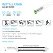 Load image into Gallery viewer, T8 4ft LED Tube/Bulb - Glass 18W 1800 Lumens 5000K Frosted, G13 Base, Single Ended Power - Ballast Bypass - LEDMyPlace