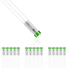 Load image into Gallery viewer, T8 4ft LED Tube/Bulb - Glass 18W 1800 Lumens 6500K Frosted, Single Ended Power - Ballast Bypass - LEDMyPlace
