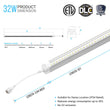Load image into Gallery viewer, T8 5ft LED Freezer/Cooler Tube Light, V Shape, 36W 5000K, Clear, Refrigerator LED Light - Walk - in Cooler Light - LEDMyPlace