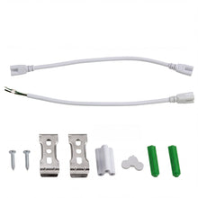 Load image into Gallery viewer, T8 8ft Integrated LED Tube Light 60W V Shape 5000K Daylight White, Clear, Linkable LED Lighting for Garage Warehouse, Upgraded Shop Lights, Plug and Play - LEDMyPlace