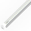 Load image into Gallery viewer, T8 8ft Integrated LED Tube Light 60W V Shape 5000K Daylight White, Clear, Linkable LED Lighting for Garage Warehouse, Upgraded Shop Lights, Plug and Play - LEDMyPlace