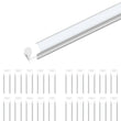 Load image into Gallery viewer, T8 8ft Integrated LED Tube Light 60W V - Shape 5000K Daylight White, Frosted, 8 Foot Plug and Play Linkable LED Shop Lights, Damp Location - LEDMyPlace
