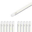 Load image into Gallery viewer, T8 8ft LED Tube/Bulb - 32/36/40/48W Wattage Adjustable, 130lm/w, 3000K/4000K/5000K/6500K CCT Changeable, Clear, R17D Base, - Ballast Bypass - LEDMyPlace