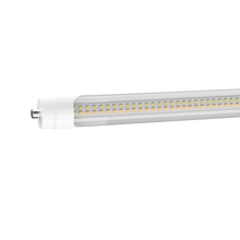 Load image into Gallery viewer, T8 8ft LED Tube/Bulb - 48w/40w/36w/32w Wattage Adjustable, 130lm/w, 3000k/4000k/5000k/6500k CCT Changeable, Clear, FA8 Single Pin, Double End Power - Ballast Bypass - LEDMyPlace