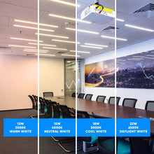 Load image into Gallery viewer, T8 8ft LED Tube/Bulb - 48w/40w/36w/32w Wattage Adjustable, 130lm/w, 3000k/4000k/5000k/6500k CCT Changeable, Clear, FA8 Single Pin, Double End Power - Ballast Bypass - LEDMyPlace
