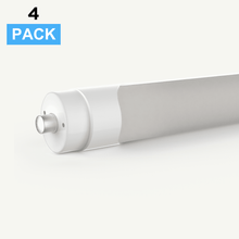 Load image into Gallery viewer, T8 8ft LED Tube/Bulb - 48w/40w/36w/32w Wattage Adjustable, 130lm/w, 3000k/4000k/5000k/6500k CCT Changeable, Frosted, FA8 Single Pin, Double End Power - Ballast Bypass - LEDMyPlace