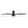 Load image into Gallery viewer, TARRASA 52 inch 5 - Blade Flush Mount Smart Ceiling Fan with LED Light &amp; Remote - LEDMyPlace