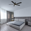 Load image into Gallery viewer, TARRASA 52 inch 5 - Blade Flush Mount Smart Ceiling Fan with LED Light &amp; Remote - LEDMyPlace