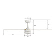 Load image into Gallery viewer, TARRASA 52 inch 5 - Blade Smart Ceiling Fan with LED Light &amp; Remote - LEDMyPlace