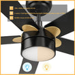 Load image into Gallery viewer, TARRASA 52 inch 5 - Blade Smart Ceiling Fan with LED Light &amp; Remote - LEDMyPlace