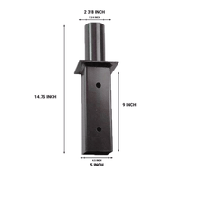 Load image into Gallery viewer, Tenon Adaptor for 5 Inch Square Poles - LEDMyPlace