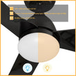 Load image into Gallery viewer, TOULON 52 inch 3 - Blade Smart Ceiling Fan with LED Light &amp; Remote - LEDMyPlace