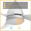 Load image into Gallery viewer, TOULON 52 inch 3 - Blade Smart Ceiling Fan with LED Light &amp; Remote - LEDMyPlace