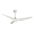 Load image into Gallery viewer, Trailblazer (3 - Blade) Best Smart Ceiling Fan with Dimmable LED Light, White/Marble Pattern, Works w/ Remote Control/Alexa/Google Home/Siri - LEDMyPlace