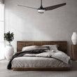 Load image into Gallery viewer, Trailblazer 52 In. Wi - Fi Best Smart Ceiling Fan w/ Remote Control &amp; LED Light, Alexa/Siri/Google Home Compatible, Black/dark Wooden Pattern (3 - Blade) - LEDMyPlace