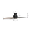 Load image into Gallery viewer, Trendsetter 48'' Best Smart Ceiling Fan with Remote, Light Kit Included, Works with Google Assistant and Amazon Alexa,Siri Shortcut - LEDMyPlace