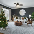 Load image into Gallery viewer, TRENTO 44 inch 3 - Blade Flush Mount Smart Ceiling Fan with LED Light &amp; Remote - LEDMyPlace