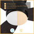 Load image into Gallery viewer, TRENTO 44 inch 3 - Blade Flush Mount Smart Ceiling Fan with LED Light &amp; Remote - LEDMyPlace