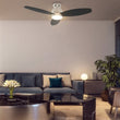 Load image into Gallery viewer, TRENTO 48 inch 3 - Blade Flush Mount Smart Ceiling Fan with LED Light &amp; Remote - LEDMyPlace