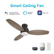 Load image into Gallery viewer, TRENTO 52 inch 3 - Blade Flush Mount Smart Ceiling Fan with LED Light &amp; Remote - LEDMyPlace