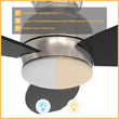 Load image into Gallery viewer, TRENTO 52 inch 3 - Blade Flush Mount Smart Ceiling Fan with LED Light &amp; Remote - LEDMyPlace