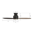 Load image into Gallery viewer, TRENTO 52 inch 3 - Blade Flush Mount Smart Ceiling Fan with LED Light &amp; Remote - LEDMyPlace