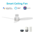 Load image into Gallery viewer, TRENTO 52 inch 3 - Blade Flush Mount Smart Ceiling Fan with LED Light &amp; Remote - LEDMyPlace