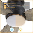 Load image into Gallery viewer, TRENTO 60 inch 3 - Blade Flush Mount Smart Ceiling Fan with LED Light &amp; Remote - LEDMyPlace