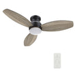 Load image into Gallery viewer, TRENTO 60 inch 3 - Blade Flush Mount Smart Ceiling Fan with LED Light &amp; Remote - LEDMyPlace