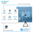 Load image into Gallery viewer, Triangle Shape Pendant Lighting Fixture, E26 Base, Matte Black Finish, UL Listed - LEDMyPlace
