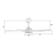 Load image into Gallery viewer, TRYTON 52 inch 5 - Blade Ceiling Fan with LED Light &amp; Remote - LEDMyPlace