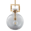 Load image into Gallery viewer, Tula Sphere Glass Indoor &amp; Outdoor Best Pendant Light - Clear - LEDMyPlace