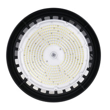 Load image into Gallery viewer, UFO LED High Bay Light 150/120/100 Watt Adjustable, 5700K, 150LM/W - 155LM/W, 120 - 277VAC, IP65, UL, DLC Listed, 1 - 10V Dim, For Warehouse Factory Workshops Gymnasium &amp; Supermarket Lighting - LEDMyPlace