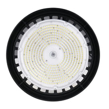 Load image into Gallery viewer, UFO LED High Bay Light 240W/220W/200W Wattage Adjustable, 4000K, 150 LM/W, DLC Premium 1 - 10V Dimmable, AC120 - 277V, Commercial LED Light for Barn Workshop Warehouse Gym Airport Lights - LEDMyPlace