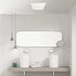 Load image into Gallery viewer, Ultra Silent Bathroom Exhaust Fan with Square Flat Panel Light 8W, 4000K 1000LM, 50 - 100 CFM, <0.3 - 0.7 Sones, Ceiling/Wall Mounted - LEDMyPlace