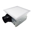 Load image into Gallery viewer, Ultra Silent Bathroom Exhaust Fan with Square Flat Panel Light 8W, 4000K 1000LM, 50 - 100 CFM, <0.3 - 0.7 Sones, Ceiling/Wall Mounted - LEDMyPlace