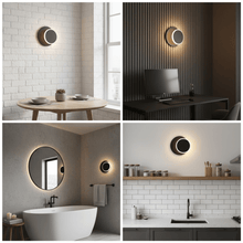 Load image into Gallery viewer, Unique Circular LED Wall Sconce, 11W, 3000K, Diameter 9.9 inch, Modern Round Lamp - LEDMyPlace