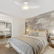 Load image into Gallery viewer, UPTON 45 inch 3 - Blade Flush Mount Smart Ceiling Fan with LED Light &amp; Remote - LEDMyPlace