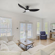 Load image into Gallery viewer, UPTON 45 inch 3 - Blade Flush Mount Smart Ceiling Fan with LED Light &amp; Remote - LEDMyPlace