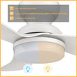 Load image into Gallery viewer, UPTON 45 inch 3 - Blade Flush Mount Smart Ceiling Fan with LED Light &amp; Remote - LEDMyPlace
