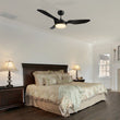 Load image into Gallery viewer, Vena 52 inch 3 - Blade Smart Ceiling Fan with LED Light &amp; Remote - LEDMyPlace