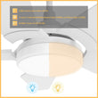 Load image into Gallery viewer, Voyager 52'' Best Smart Ceiling Fan with Remote, Light Kit Included, Works with Google Assistant and Amazon Alexa - LEDMyPlace