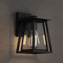 Load image into Gallery viewer, Wall Sconce Fixture, UL Listed for Damp Location, E26 Socket Wall Lamp, Matte Black Finish, Hallway Light Fixtures - LEDMyPlace