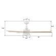 Load image into Gallery viewer, WESTBURY 52 inch 3 - Blade Ceiling Fan with LED Light &amp; Remote - LEDMyPlace