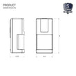 Load image into Gallery viewer, Wireless wall mount PIR Occupancy/ Vacancy Sensor with switch Manually Turn on/off and Dim Command - LEDMyPlace