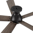 Load image into Gallery viewer, Wynston 52 inch 5 - Blade Flush Mount Ceiling Fan with Remote Control - Black/Walnut &amp; Black Reversible Blades (No Light) - LEDMyPlace