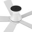 Load image into Gallery viewer, Wynston 52 inch 5 - Blade Flush Mount Ceiling Fan with Remote Control - White (No Light) - LEDMyPlace