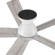 Load image into Gallery viewer, Wynston 52 inch 5 - Blade Flush Mount Ceiling Fan with Remote Control - White (No Light) - LEDMyPlace